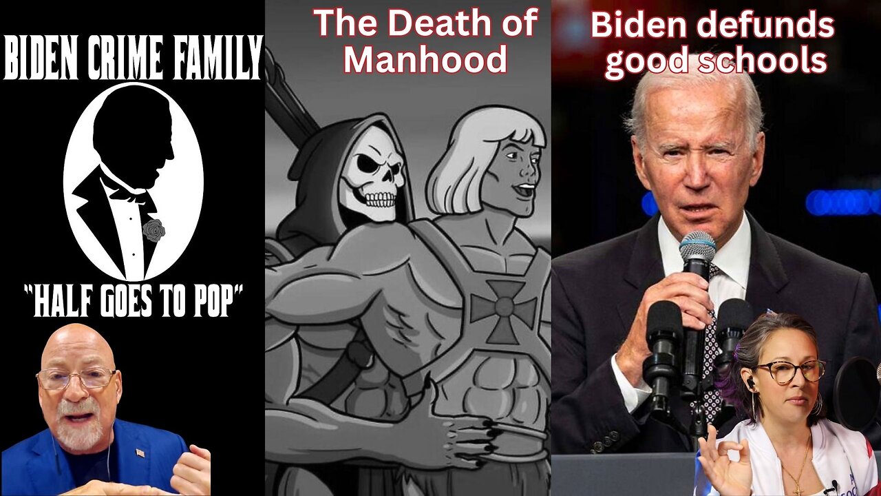 Biden Crime Family, Death of Manhood, and Defunding Good Schools! – Of The People – Part 3