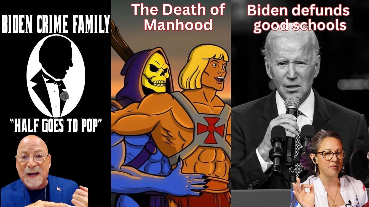 Biden Crime Family, Death of Manhood, and Defunding Good Schools! – Of The People – Part 2