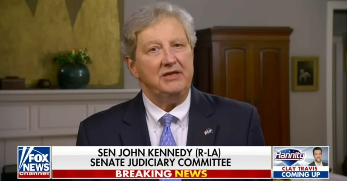 Senator John Kennedy Calls Out Biden Family’s Privilege, Hypocrisy