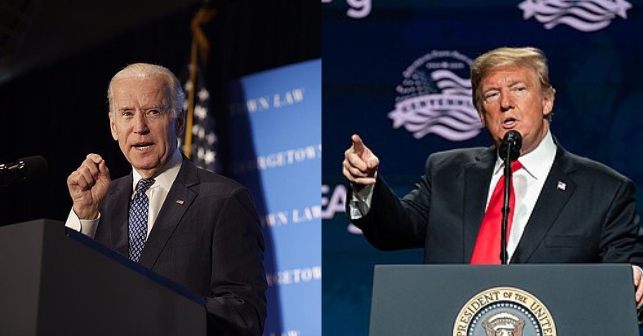 Biden and Trump