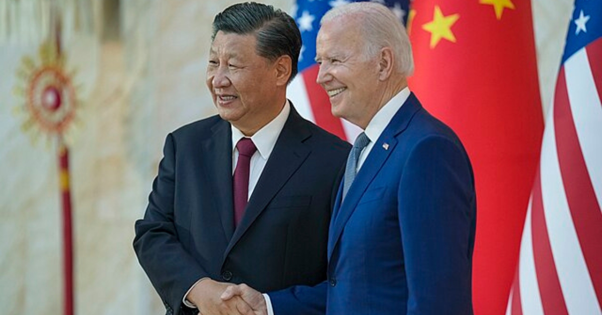 Joe Biden and Xi Jinping