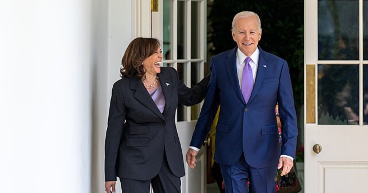 Kamala Harris and Joe Biden