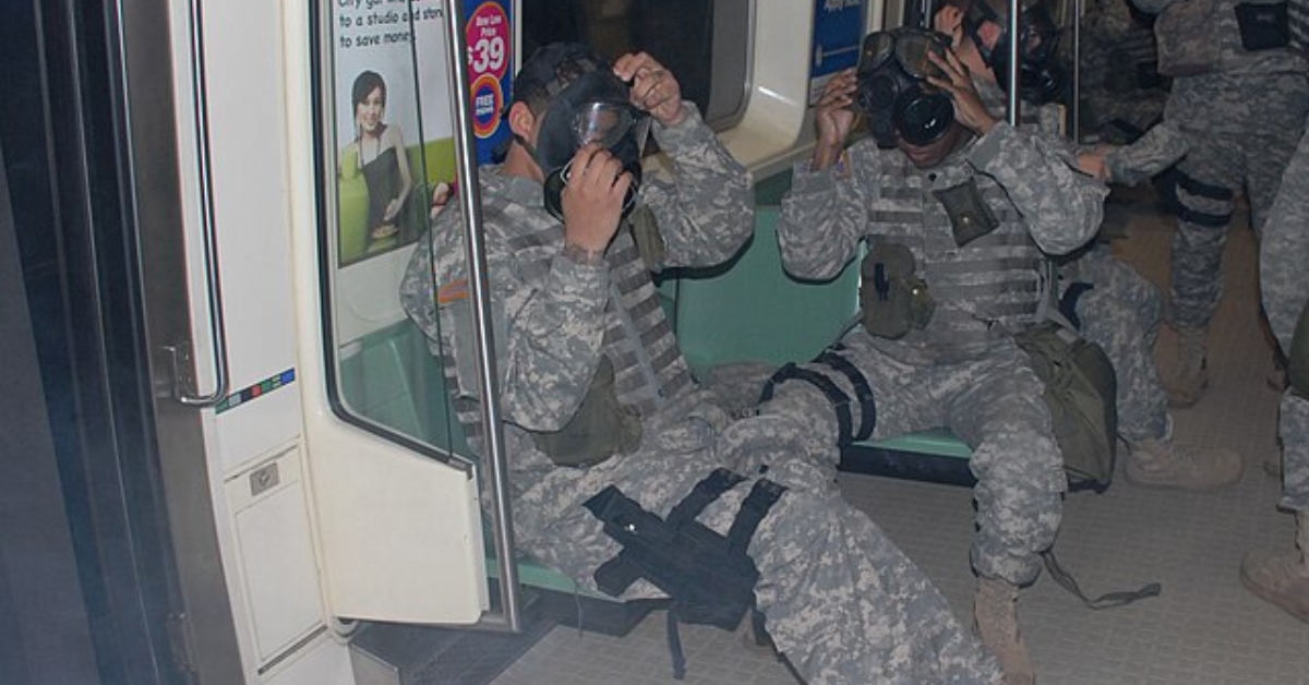 National Guard in NYC Subway