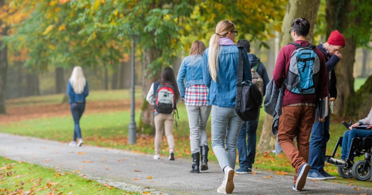 Students on Campus